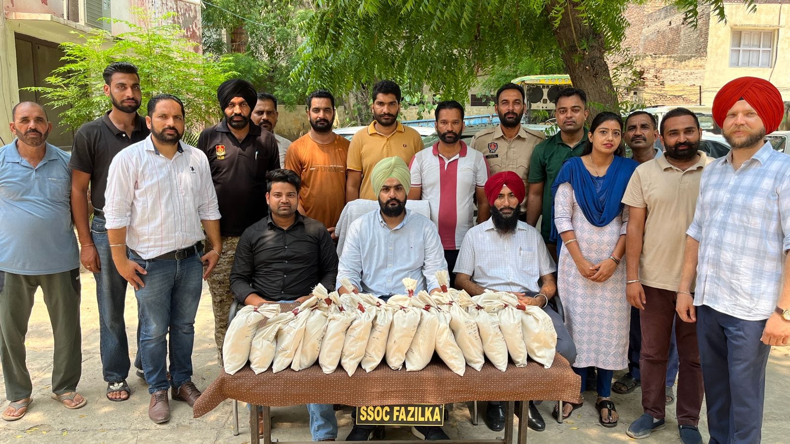 PUNJAB POLICE RECOVER 20KG HEROIN FROM FAZILKA; TWO HELD