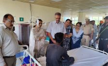 PUNJAB HEALTH MINISTER CONDUCTS SURPRISE INSPECTION AT DIARRHOEA WARD OF AIMS MOHALI