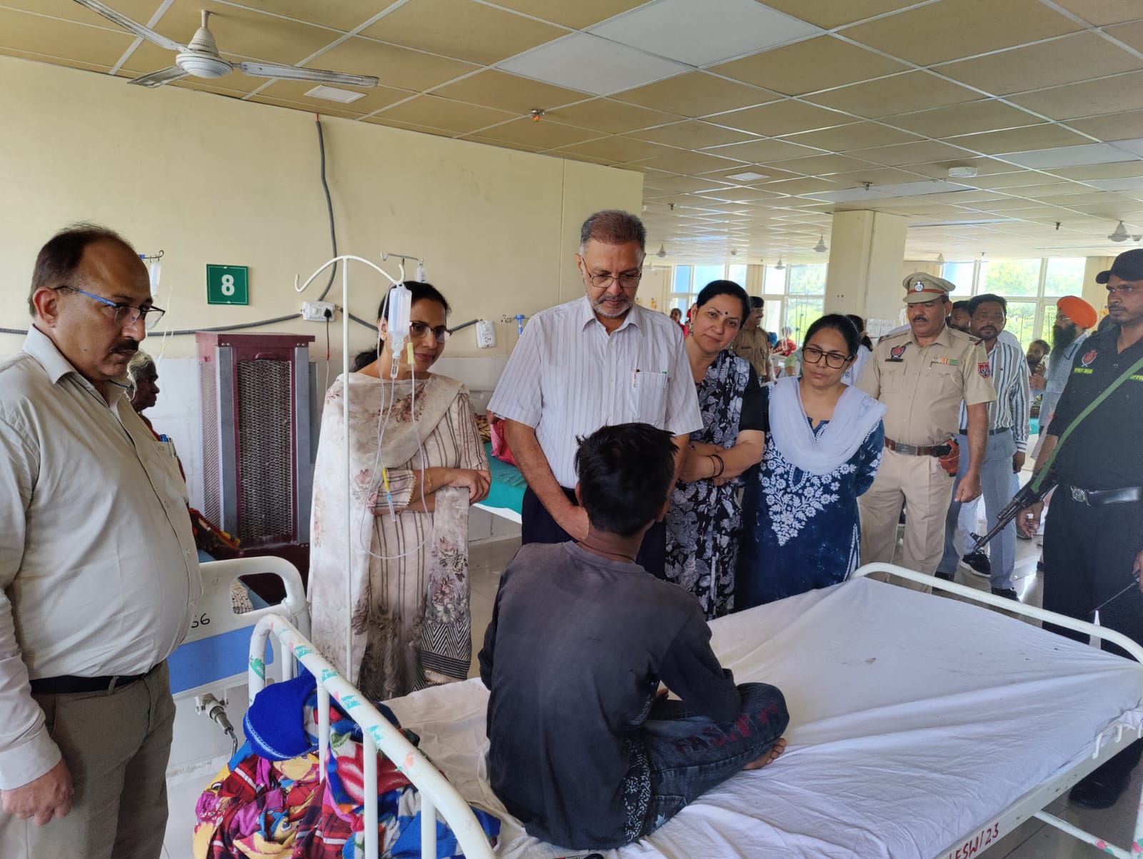 PUNJAB HEALTH MINISTER CONDUCTS SURPRISE INSPECTION AT DIARRHOEA WARD OF AIMS MOHALI