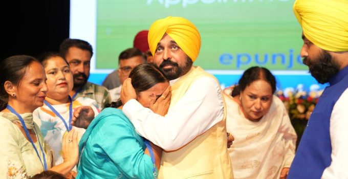 Punjab Chief Minister Bhagwant Mann on Friday hand over regularisation letters to 12,710 contractual teachers in the Education department