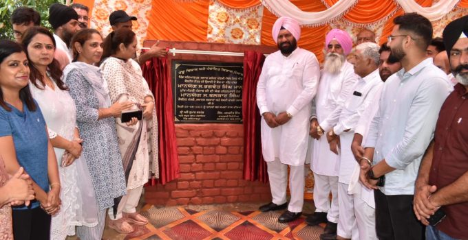 Local Bodies Minister lays foundation stones of several development projects worth Rs 76 lakh