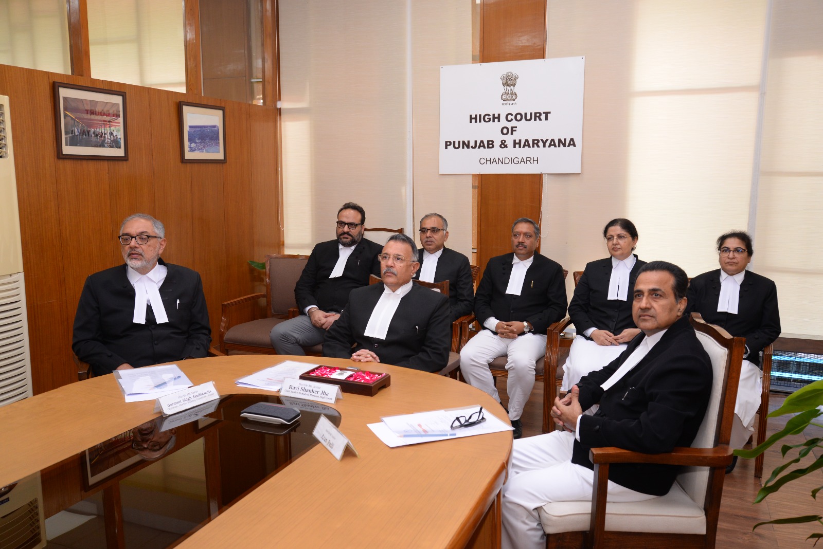 Chief Justice of Punjab and Haryana High Court online inaugurates new court complex at Giddarbaha