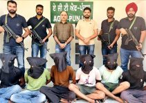 PUNJAB POLICE ARREST SIX OPERATIVES OF PAK-BASED TERRORIST HARWINDER RINDA; FIVE PISTOLS RECOVERED