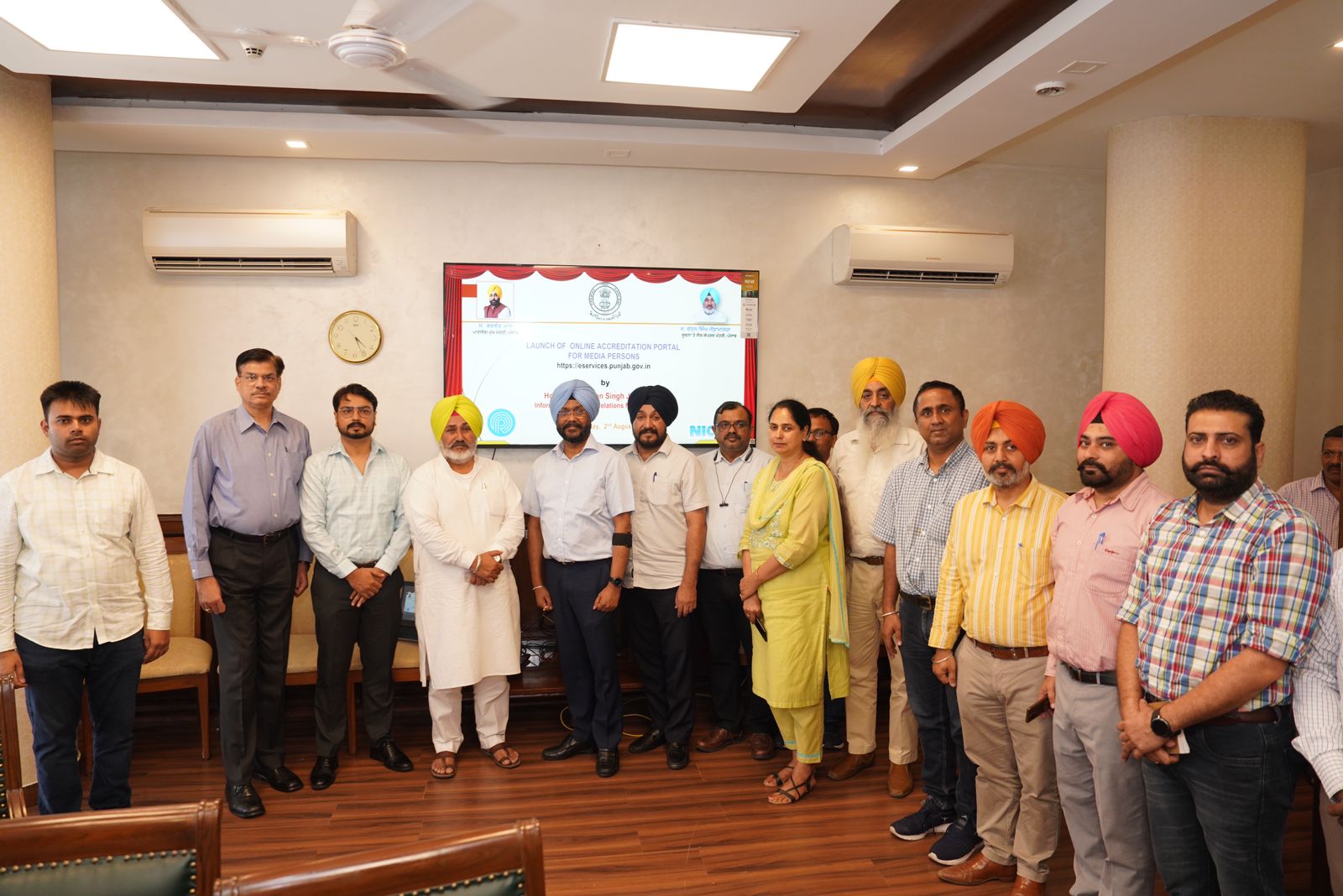 Chetan Singh Jauramajra launches Online Accreditation Portal for journalists