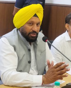 Local Government Minister Balkar Singh