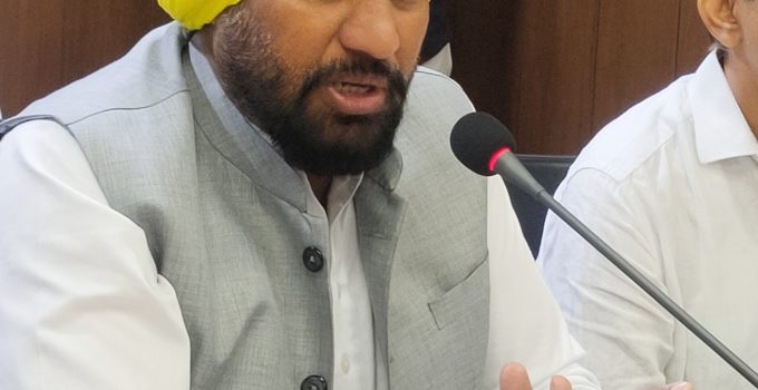 Local Government Minister Balkar Singh