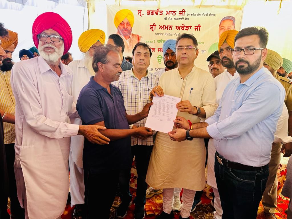 Aman Arora inaugurates retail vegetable market worth Rs. 1.25 crore in Sunam city