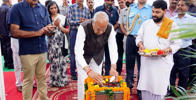 Governor Lays Foundation Stone for Advanced Academic and Research Centre at PGGC-11