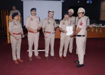 AHEAD OF I-DAY, DGP GAURAV YADAV HOLDS LAW AND ORDER REVIEW MEETING IN HOSHIARPUR