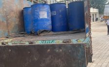 Excise and Taxation team seizes 6000 litres of ENA