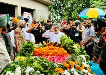 Indian Army martyr Pardeep Singh cremated in his native village Ballamgarh