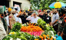 Indian Army martyr Pardeep Singh cremated in his native village Ballamgarh