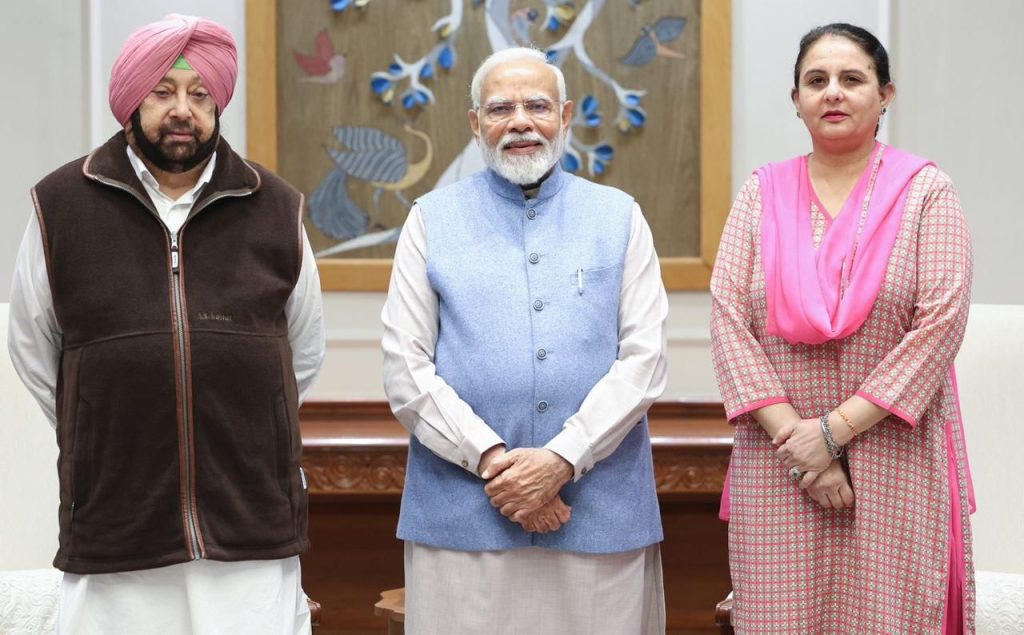 Captain Amarinder met Prime Minister Modi