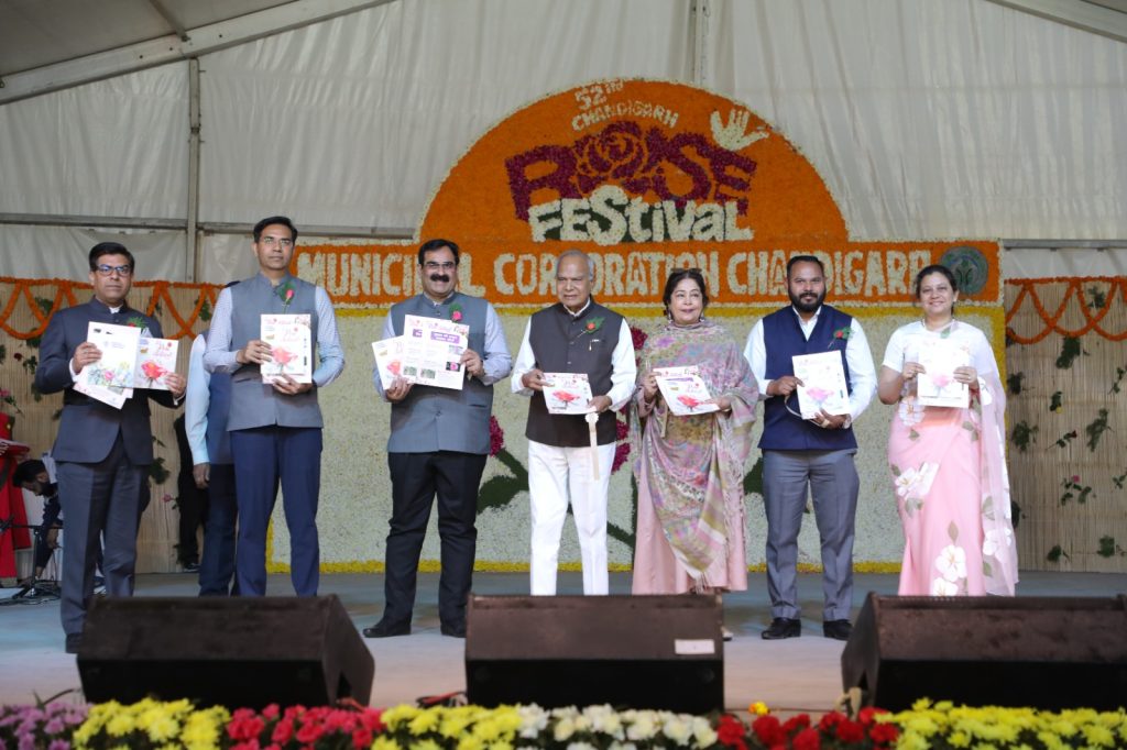 Governor inaugurates the 52nd Rose Festival 2024, a Zero Waste Three-Day Show organized by MC Chandigarh