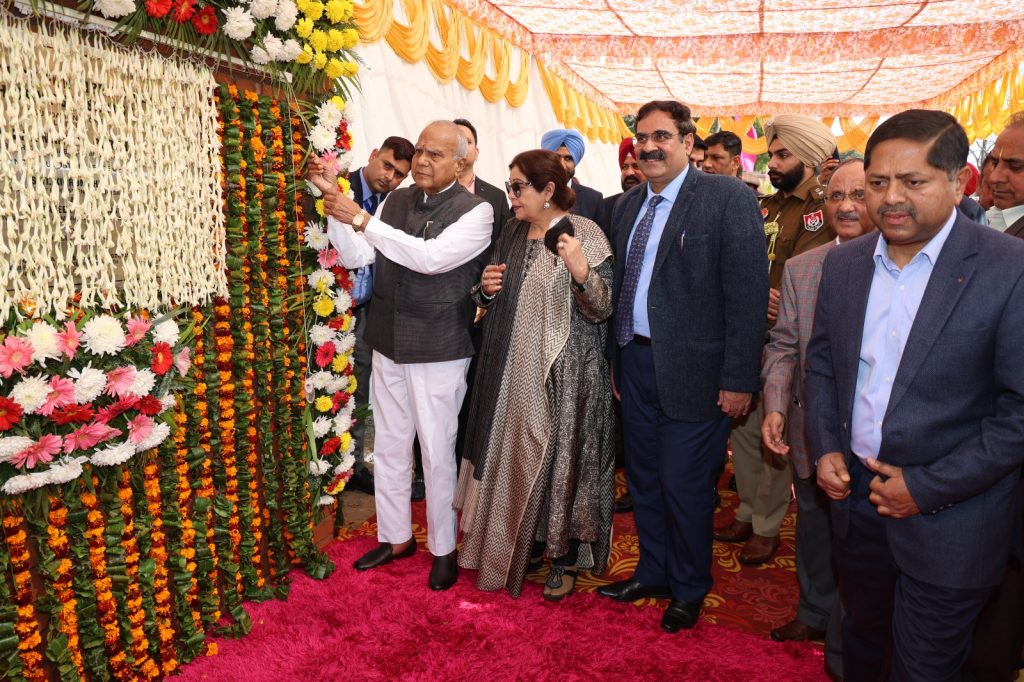 U.T. Foundation stone laid for Hostel Block to enhance medical infrastructure in Chandigarh.