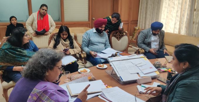 Dr. Baljit Kaur has instructed to expedite all levels of promotions in Social Security Department