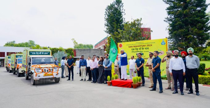 The Governor inaugurated Van Mahotsav-2024 at Punjab Raj Bhavan.